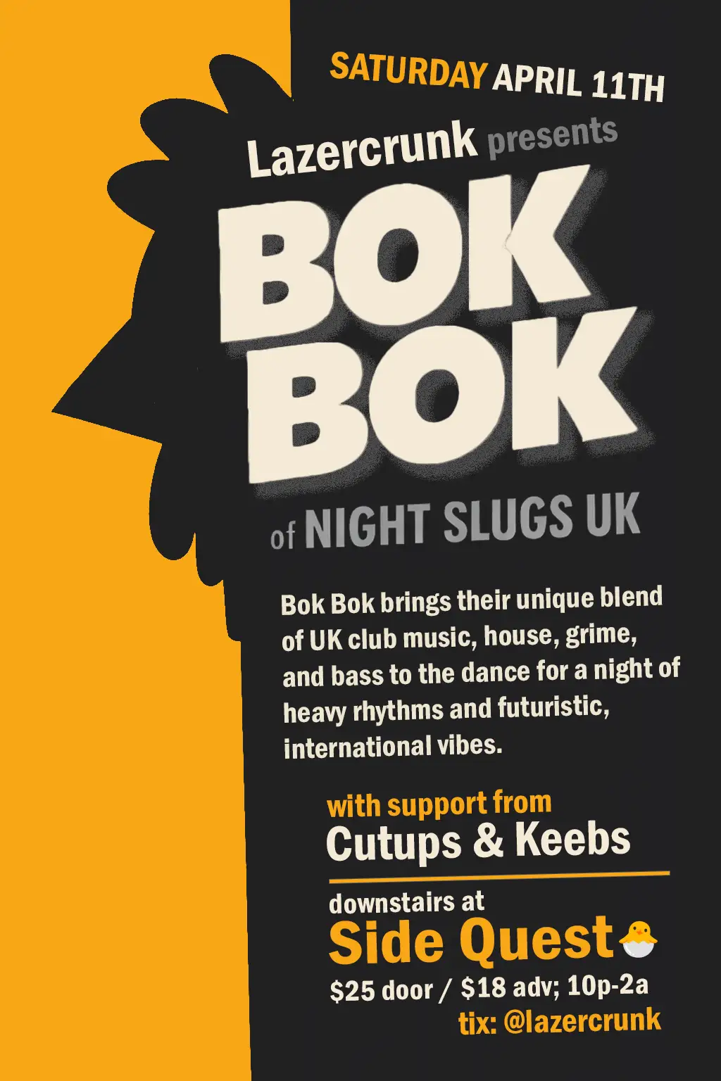 LazerCrunk feat Bok Bok (UK) cover image